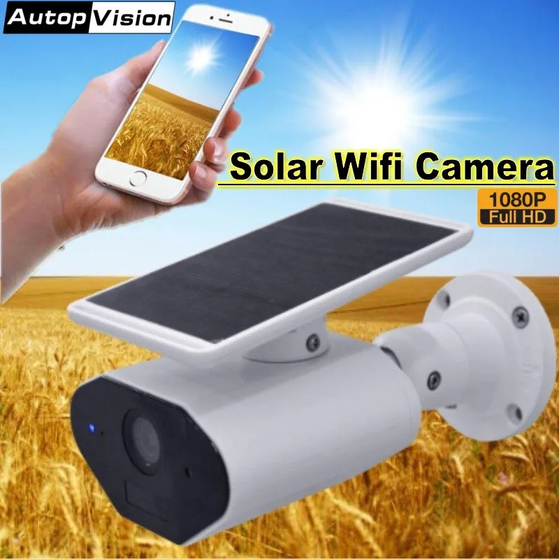 2.0MP Security Camera Solar Powered Wifi IP Camera Waterproof wireless PIR Motion Detection Surveillance CCTV Bullet Camera L4
2.0MP Security Camera Solar Powered Wifi IP Camera Waterproof wireless PIR Motion Detection Surveillance CCTV Bullet Camera L4