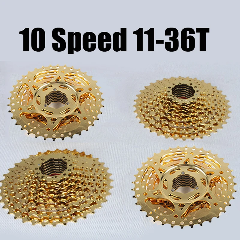 Gold Plated Cassette flywheel 10-Speed 11-36T BMX Mountain Cycling Bicycle Freewheel for SHIMANO Groupset
Gold Plated Cassette flywheel 10-Speed 11-36T BMX Mountain Cycling Bicycle Freewheel for SHIMANO Groupset
