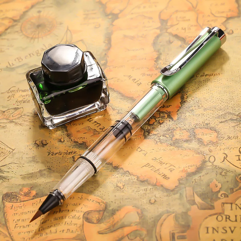 1pc Green Calligraphy Soft Hair Writing Brush Artist Painting Drawing Watercolor Fountain Pen School Office Supplies Stationery
1pc Green Calligraphy Soft Hair Writing Brush Artist Painting Drawing Watercolor Fountain Pen School Office Supplies Stationery
