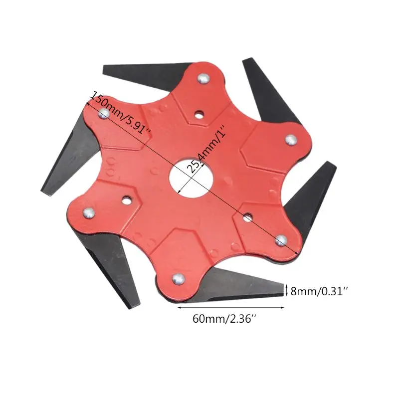 Upgrade 6T Blade Manganese Steel Razor Mower Grass Trimmer Head Cutter Blade For Garden Lawn Machine Accessories Power Tools
Upgrade 6T Blade Manganese Steel Razor Mower Grass Trimmer Head Cutter Blade For Garden Lawn Machine Accessories Power Tools