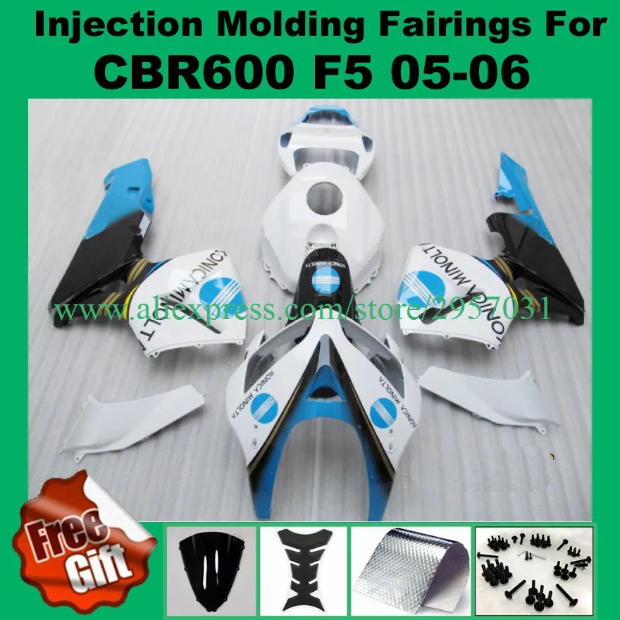 Free screws+gifts Injection mold Fairing kit for HONDA CBR600RR F5 05 06 CBR 600RR 2005 2006 CBR600 Blue White D324 Fairings set
Free screws+gifts Injection mold Fairing kit for HONDA CBR600RR F5 05 06 CBR 600RR 2005 2006 CBR600 Blue White D324 Fairings set
