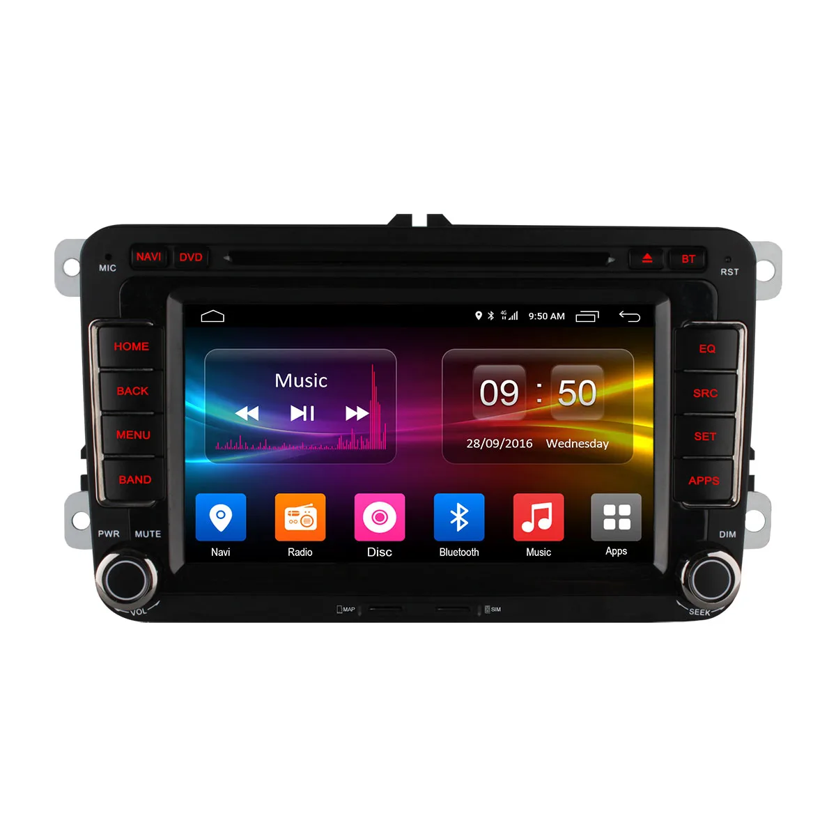 Ownice 4G LTE сеть Android 6 0 4 ядра 2G ram автомобильный dvd gps плеер для Volkswagen Skoda POLO GOLF 5 PASSAT JETTA