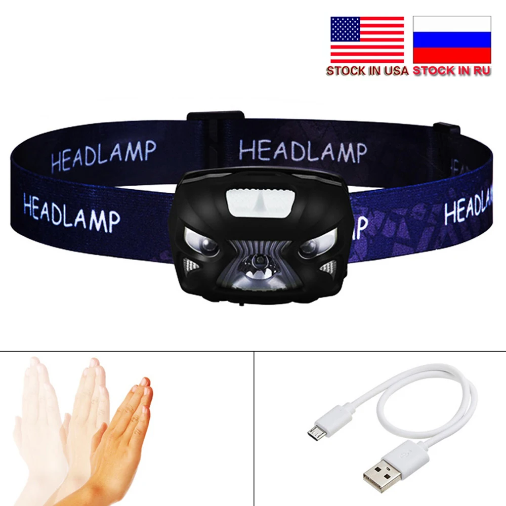 Dropshipping LED Headlamp USB Rechargeable Flashlight Body Motion Sensor Shock Resistant Waterproof Bicycle Light for Running
Dropshipping LED Headlamp USB Rechargeable Flashlight Body Motion Sensor Shock Resistant Waterproof Bicycle Light for Running