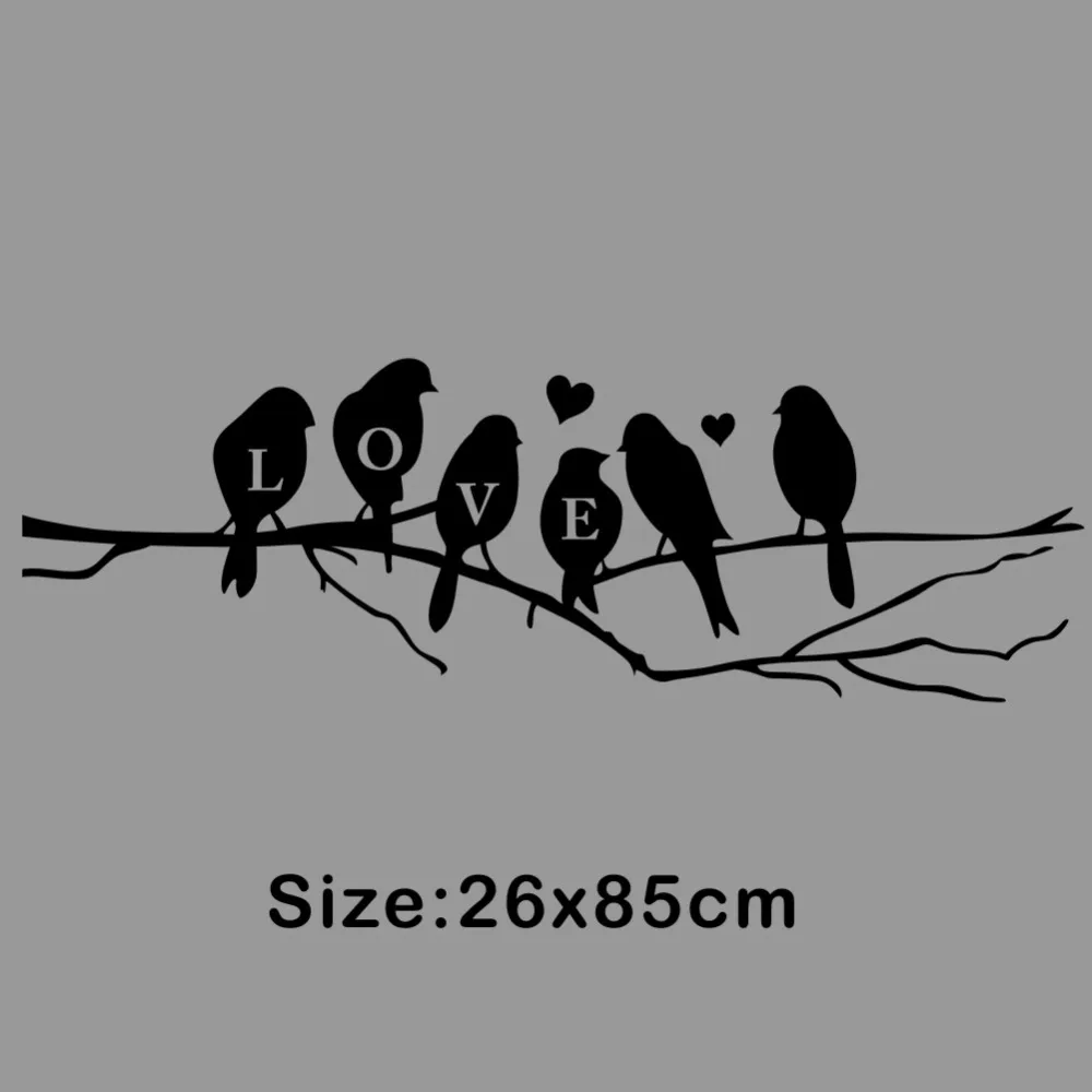 Love Birds Creative Wall Decals for Living Room Art Vinyl Wallpaper Home Decoration
Love Birds Creative Wall Decals for Living Room Art Vinyl Wallpaper Home Decoration