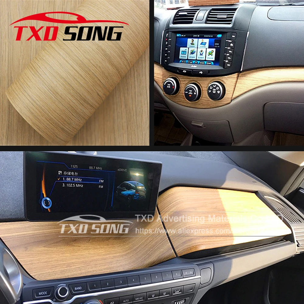 W1391 wood grain vinyl sticker decal roll car interior DIY film wrap self adhesive pvc carbon car decoration 10/20/30/40/50/60CM
W1391 wood grain vinyl sticker decal roll car interior DIY film wrap self adhesive pvc carbon car decoration 10/20/30/40/50/60CM