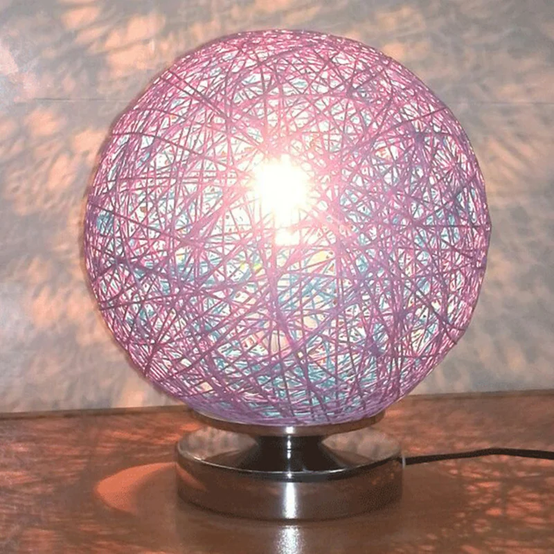 Multicolor Round Rattan Ball shape lamp indoor bedroom living room decoration table lamp
Multicolor Round Rattan Ball shape lamp indoor bedroom living room decoration table lamp