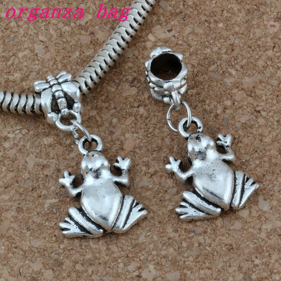 100pcs Dangle Zinc alloy Frog Charm Big Hole Bead Fit Charm Bracelet Jewelry 14*29mm A-211a
100pcs Dangle Zinc alloy Frog Charm Big Hole Bead Fit Charm Bracelet Jewelry 14*29mm A-211a