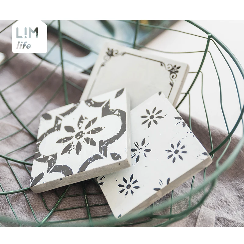 Nordic creative cement printing cup coaster coffee cup placemat table mat cushion for insulation and anti - pressing mat
Nordic creative cement printing cup coaster coffee cup placemat table mat cushion for insulation and anti - pressing mat