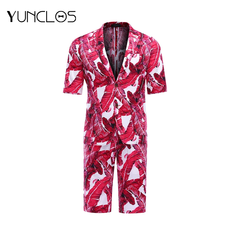 Новый модный мужской облегающий костюм yunклос, летние костюмы с коротким рукавом, Мужская праздничная одежда, модный костюм с принтом, блейз...
Новый модный мужской облегающий костюм yunклос, летние костюмы с коротким рукавом, Мужская праздничная одежда, модный костюм с принтом, блейз...