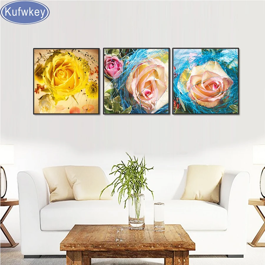3pcs 3D Diamond Cross Stitch Resin Full Square Diamond Decorative 5d Diy Diamond Painting yellow Rose Diamond Embroidery Flower
3pcs 3D Diamond Cross Stitch Resin Full Square Diamond Decorative 5d Diy Diamond Painting yellow Rose Diamond Embroidery Flower