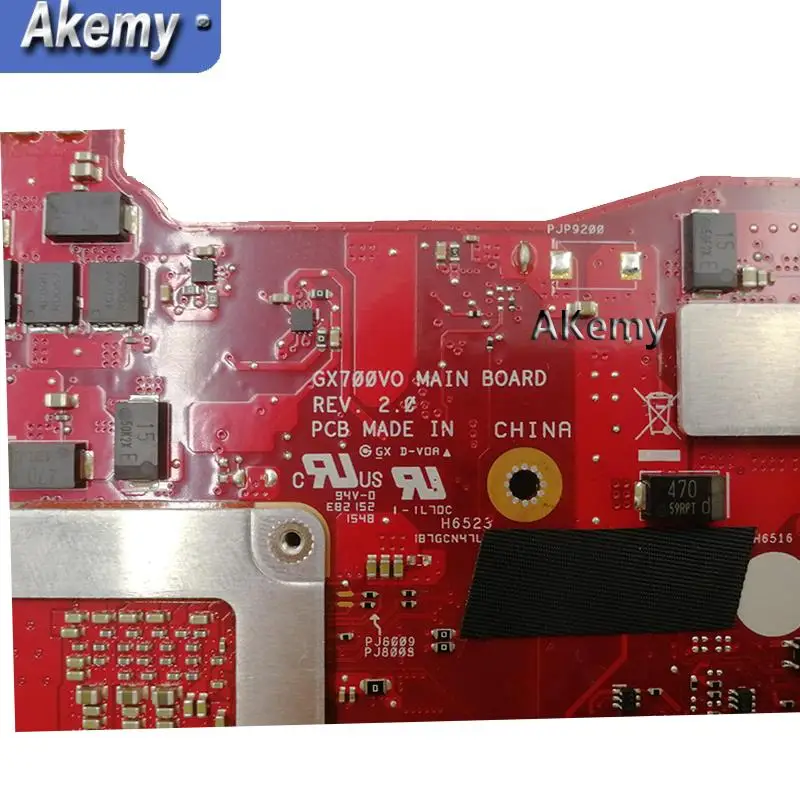 Akemy GX700VO Motherboard with I7-6820HK GTX980M/8G For Asus ROG GX700VO GX700V GX700 Laptop Mainboard Motherboard test 100% OK
Akemy GX700VO Motherboard with I7-6820HK GTX980M/8G For Asus ROG GX700VO GX700V GX700 Laptop Mainboard Motherboard test 100% OK
