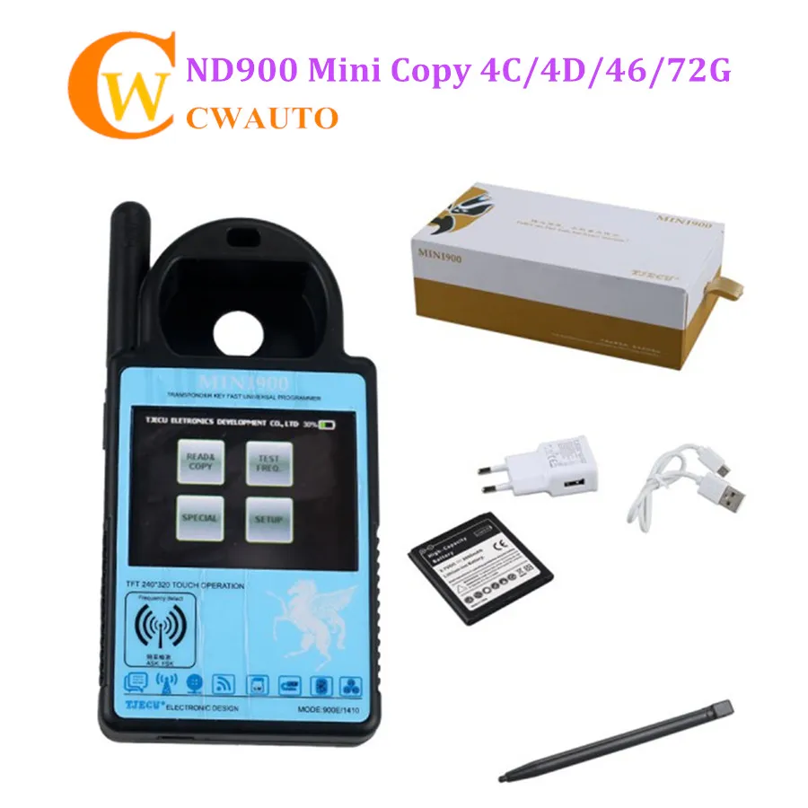 Программатор умных ключей Mini ND900 копия чипа 4C 4D 46 G 48 аналог функции CN900 онлайн