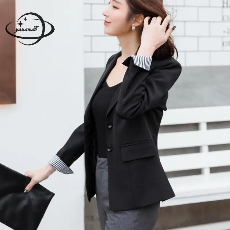 Yauamdb Women Blazers 2018 Spring S-4xl Polyester Female Suit Jackets Clothing Solid Color Notched Slim Office Ladies Clothes128
Yauamdb Women Blazers 2018 Spring S-4xl Polyester Female Suit Jackets Clothing Solid Color Notched Slim Office Ladies Clothes128