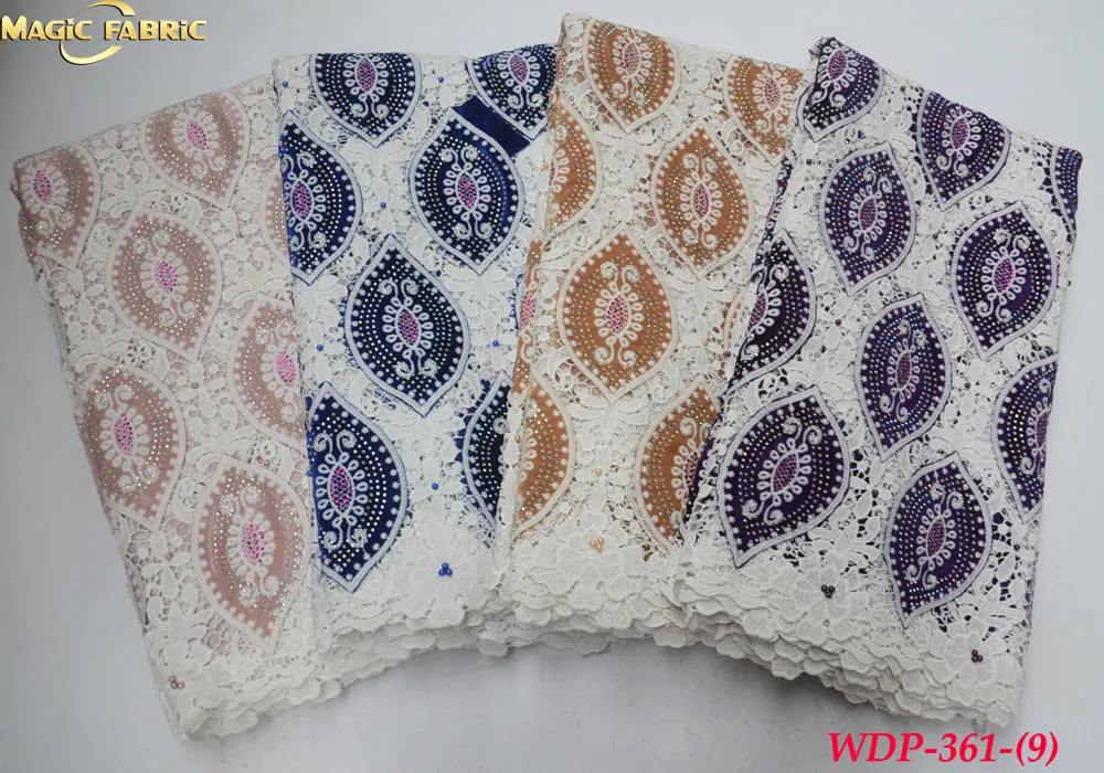 High quality African cord lace fabric chemical lace water soluble guipure lace fabric fashion African lace fabric WDP-361
High quality African cord lace fabric chemical lace water soluble guipure lace fabric fashion African lace fabric WDP-361