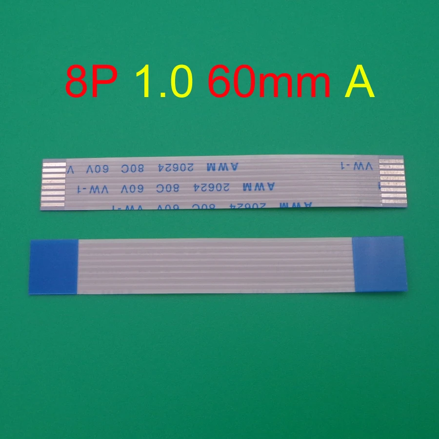 100pcs/lot New FFC FPC flat flexible cable 1.0mm pitch 8 pin Forward Length 60mm Ribbon 8pin Flex Cable 20624 80c 60v vw-1
100pcs/lot New FFC FPC flat flexible cable 1.0mm pitch 8 pin Forward Length 60mm Ribbon 8pin Flex Cable 20624 80c 60v vw-1