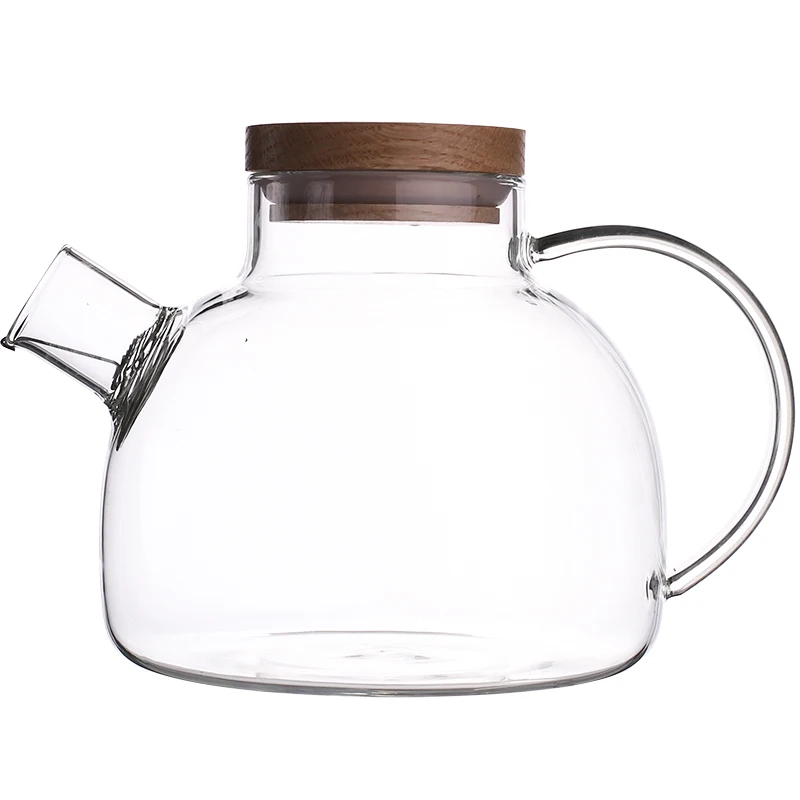 Стеклянная посуда для напитков с большой емкостью 1 л/1 8 л чайная чайник