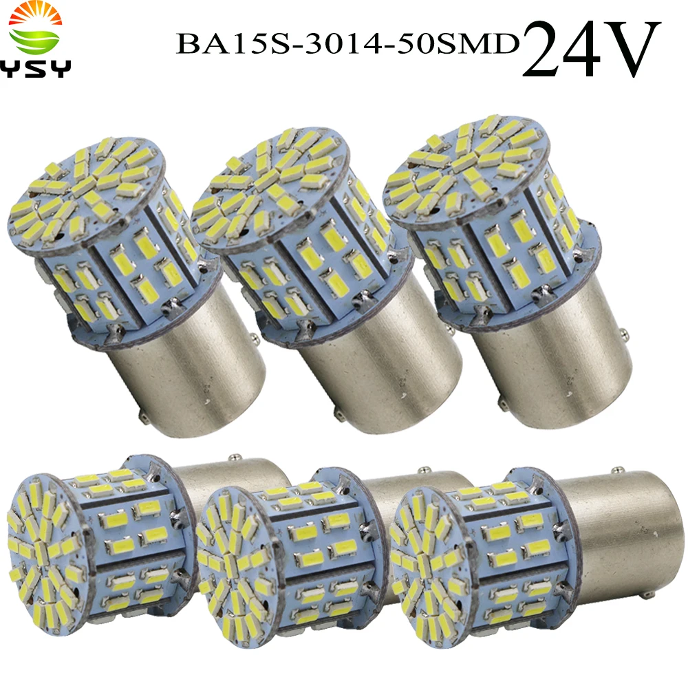 Автомобильная светодиодная лампа YSY 500X P21W 1156 BA15S 1157 Bay15d 3014 50SMD, автомобильные задние поворотники, стоп-сигналы, фонари заднего хода, стояночные огни, 24 В постоянного тока
Автомобильная светодиодная лампа YSY 500X P21W 1156 BA15S 1157 Bay15d 3014 50SMD, автомобильные задние поворотники, стоп-сигналы, фонари заднего хода, стояночные огни, 24 В постоянного тока