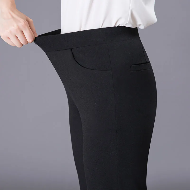 Women's pants 2019 summer thin section new casual high waist stretch large size cropped trousers women's clothing
Women's pants 2019 summer thin section new casual high waist stretch large size cropped trousers women's clothing