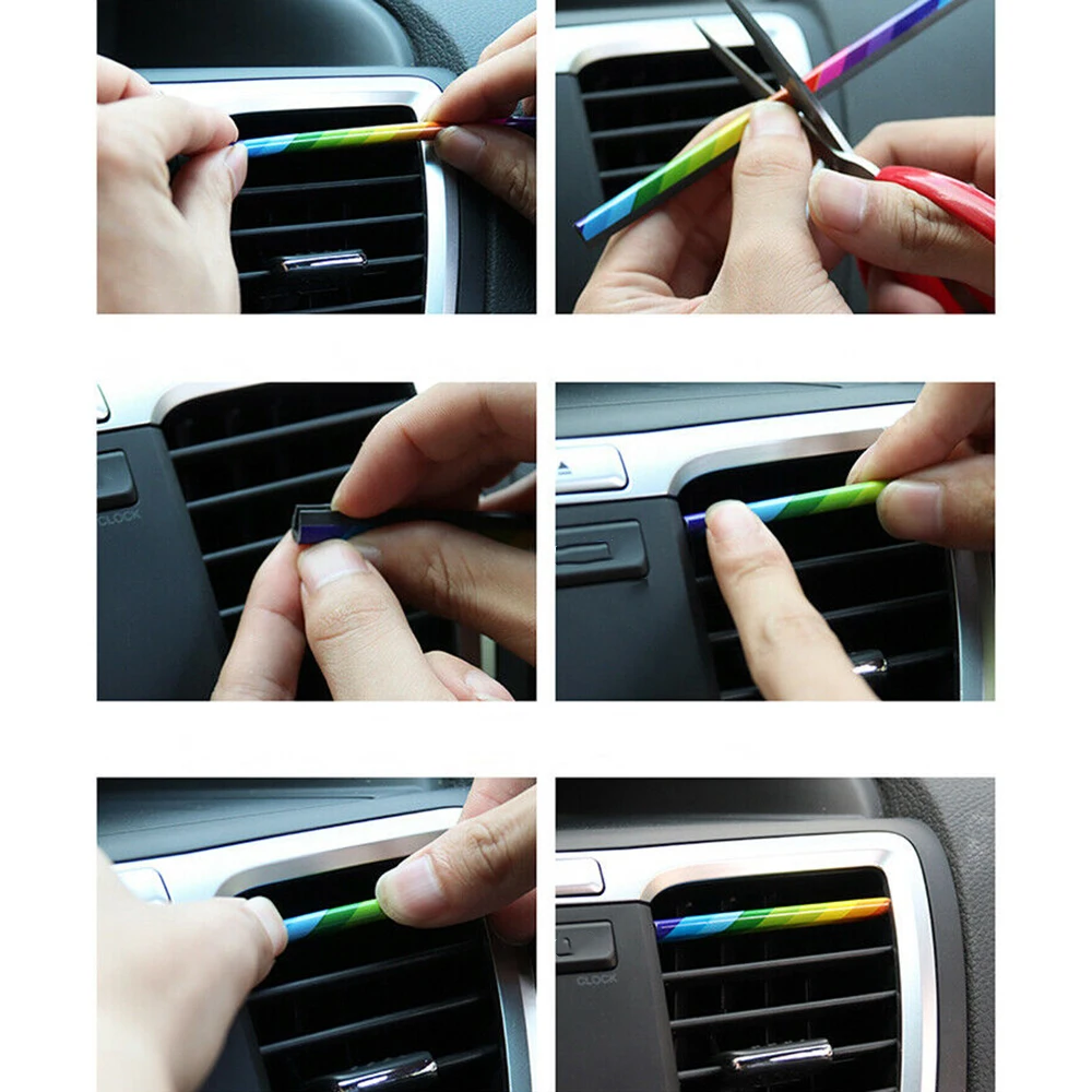 10Pc Car Interior Air Conditioner Outlet Vent Grille Strip Decoration Interior Trim Strips U Shape Plating Air Outlet Trim Strip
10Pc Car Interior Air Conditioner Outlet Vent Grille Strip Decoration Interior Trim Strips U Shape Plating Air Outlet Trim Strip
