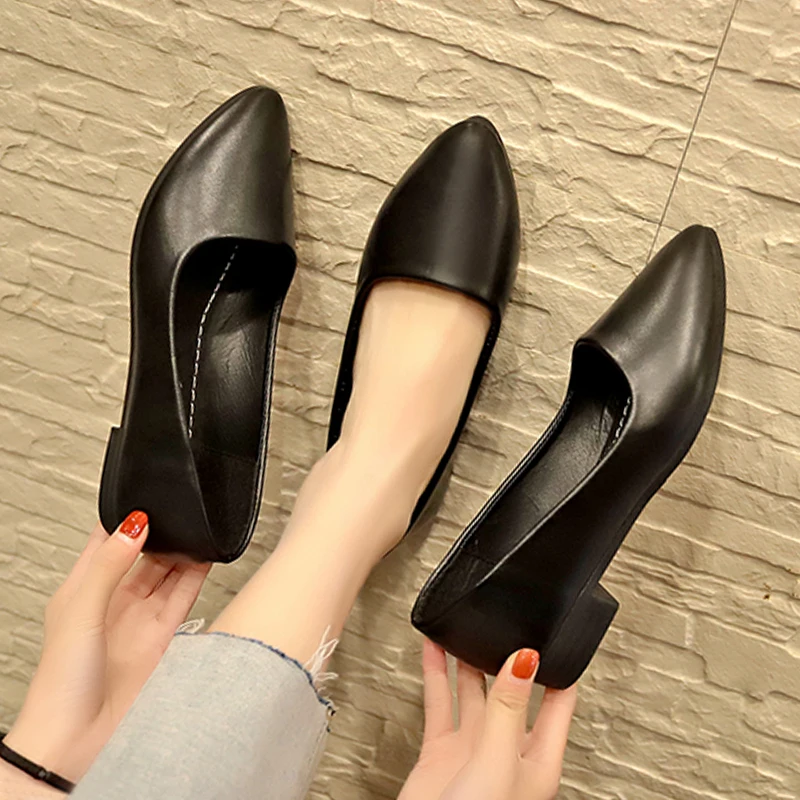 Black Women's Flat Shoes 2019 Newest Female Work Shoes Black Flat Genuine Leather Women Casual Flats
Black Women's Flat Shoes 2019 Newest Female Work Shoes Black Flat Genuine Leather Women Casual Flats