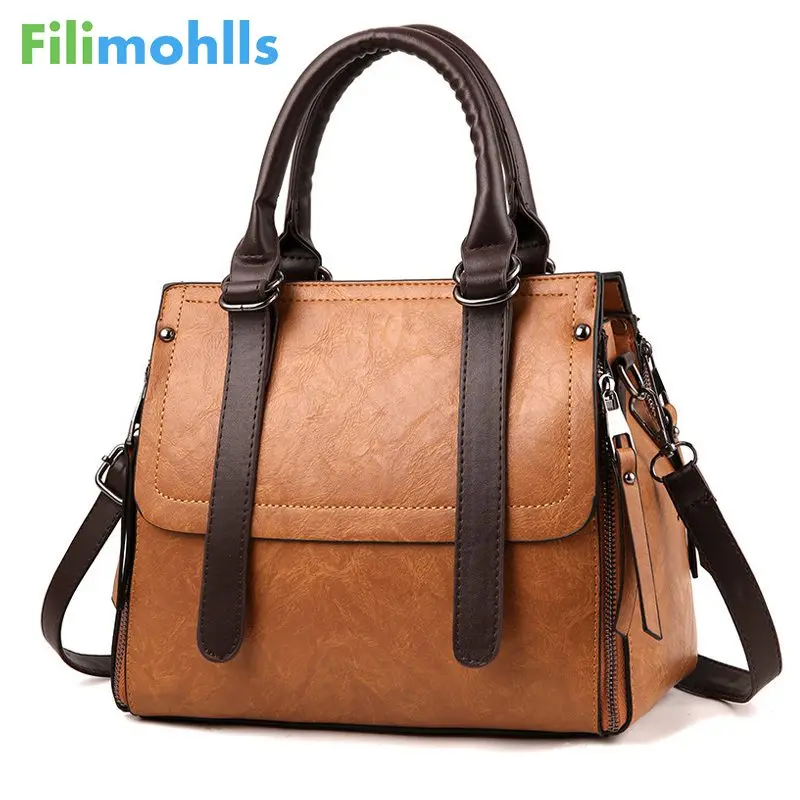 Vintage Style Leather Ladies HandBags Women Messenger Bags Brand Designer Tote Crossbody Shoulder Bag Hand Bags S1713
Vintage Style Leather Ladies HandBags Women Messenger Bags Brand Designer Tote Crossbody Shoulder Bag Hand Bags S1713