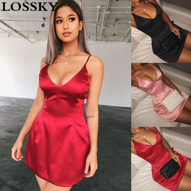 Sexy New Spaghetti Strap Bodycon Mini Dress Casual V Neck Backless Sleeveless Women Summer Bandage Dresses Slim Culb Party Dress
Sexy New Spaghetti Strap Bodycon Mini Dress Casual V Neck Backless Sleeveless Women Summer Bandage Dresses Slim Culb Party Dress