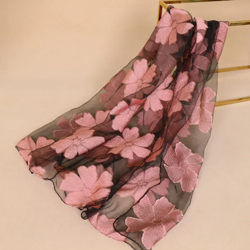 women organza floral hijabs shawl fashion scarf polyester bandana stole capes feminino inverno shawl silk scarves see through
women organza floral hijabs shawl fashion scarf polyester bandana stole capes feminino inverno shawl silk scarves see through