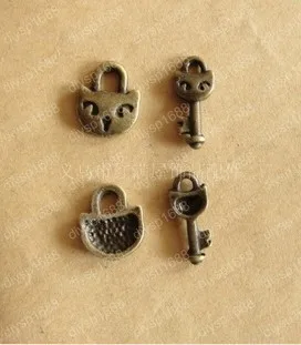 (A3354) Free shipping Jewelry wholesale lock and key set Key Pendant Necklace Vintage Antique Bronze Plated Key Charms
(A3354) Free shipping Jewelry wholesale lock and key set Key Pendant Necklace Vintage Antique Bronze Plated Key Charms