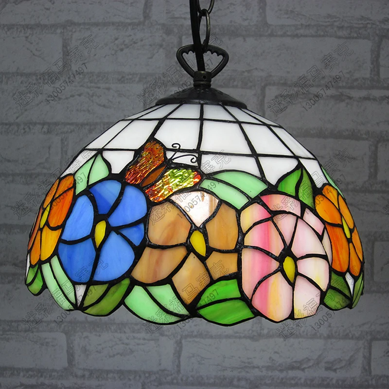 10inch Country butterfly flower Tiffany pendant light Country Style Stained Glass Lamp for Bedroom E27 110-240V
10inch Country butterfly flower Tiffany pendant light Country Style Stained Glass Lamp for Bedroom E27 110-240V
