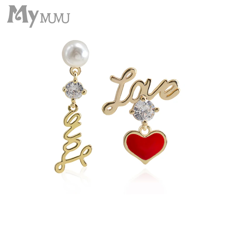 Love Asymmetric Earrings Simple Personality Earrings Summer Earrings Women Earrings 2020 New Fashion Earrings z737
Love Asymmetric Earrings Simple Personality Earrings Summer Earrings Women Earrings 2020 New Fashion Earrings z737