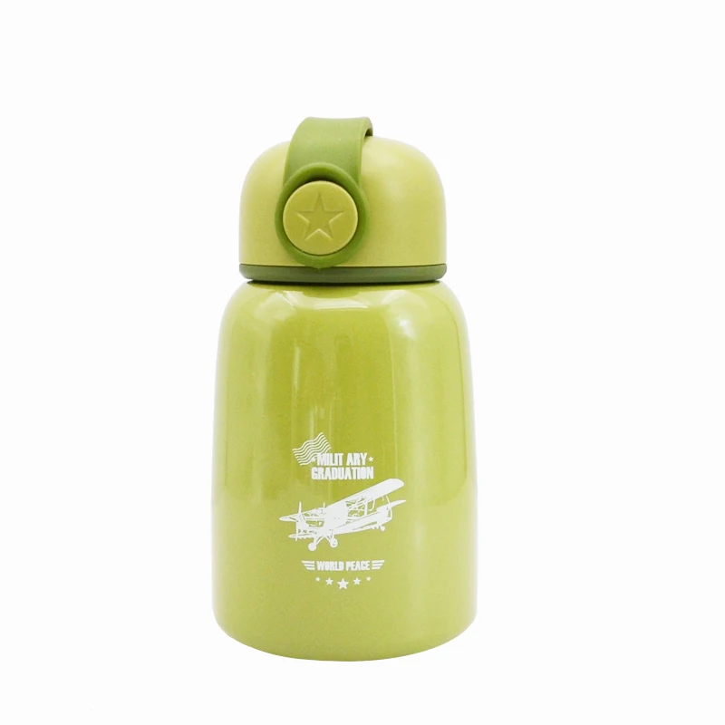 300ml Mini Thermos Water Bottle Coffee Water Mugs Car Thermos Bottles Creative Army Fans Green Color
300ml Mini Thermos Water Bottle Coffee Water Mugs Car Thermos Bottles Creative Army Fans Green Color