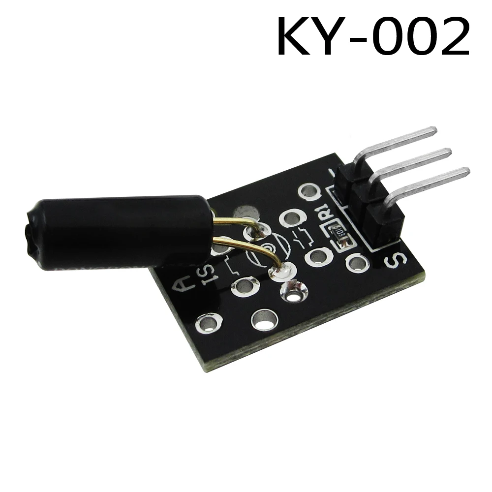 

3pin KY-002 SW-18015P Shock Vibration Switch Sensor Module for Diy Kit 1PCS