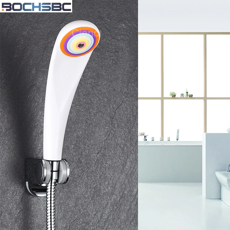 BOCHSBC White Plastic Hand-held Shower Head Bathroom Super Pressurized Wall Mounted Water Saving Shower Heads with Fixed Support
BOCHSBC White Plastic Hand-held Shower Head Bathroom Super Pressurized Wall Mounted Water Saving Shower Heads with Fixed Support