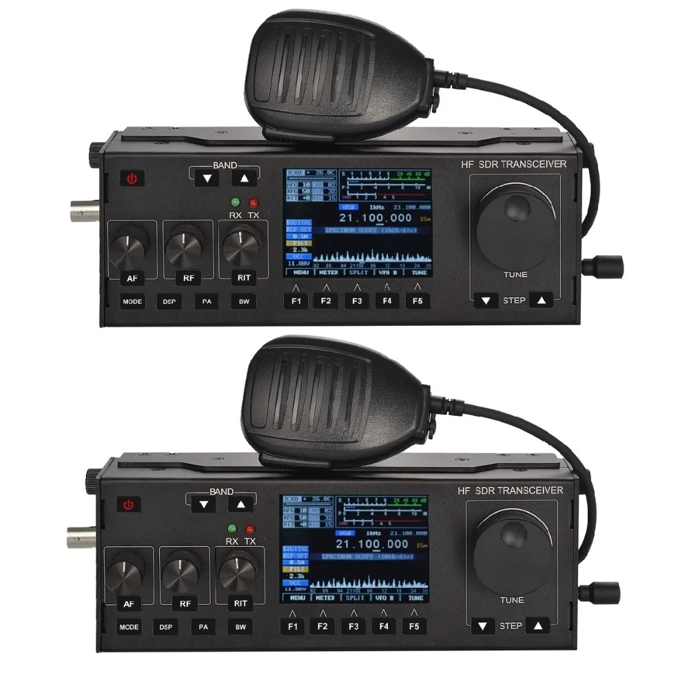 2QTY Recent RS-918 SSB HF SDR Transceiver 15W Power Mobile Radio RX:0.5-30MHz TX:All ham Bands Multifunctional Instrument
2QTY Recent RS-918 SSB HF SDR Transceiver 15W Power Mobile Radio RX:0.5-30MHz TX:All ham Bands Multifunctional Instrument