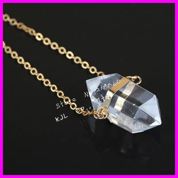 1 pcs New fashion clear Crystal Healing Point Chakra natural Gem Bead Stone Pendant Necklace | Украшения и аксессуары
