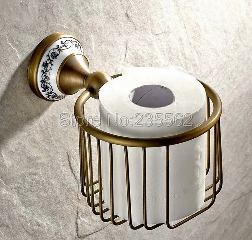 Antique Soild Brass Toilet Paper Holder Wall Mounted Bathroom Toilet Roll Paper Basket Lba404
Antique Soild Brass Toilet Paper Holder Wall Mounted Bathroom Toilet Roll Paper Basket Lba404