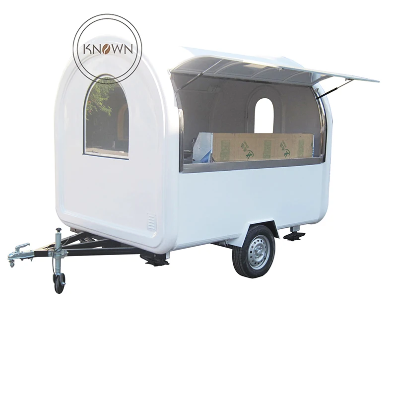 2m wide mobile food stand food cart with tow bar and supporting customization
2m wide mobile food stand food cart with tow bar and supporting customization
