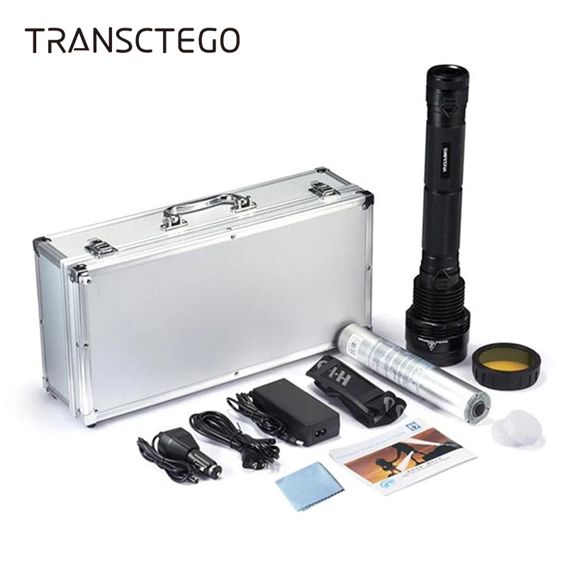 Flashlights Torches Rechargeable HID Torch 150W Light Tail Black Flashlamps Outdoor Hunting Camping USB Power bank Flashlights
Flashlights Torches Rechargeable HID Torch 150W Light Tail Black Flashlamps Outdoor Hunting Camping USB Power bank Flashlights