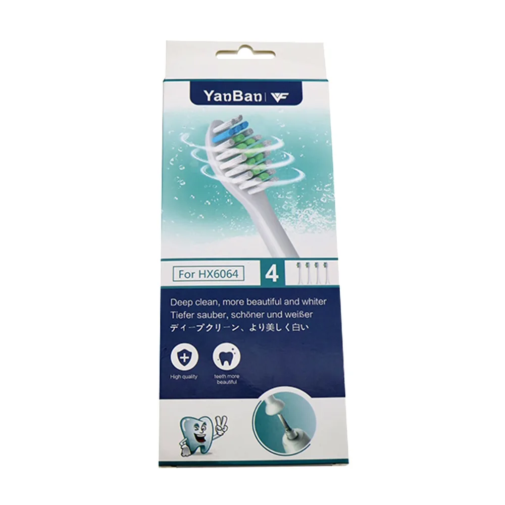 4Pcs/lot Tooth Brush Heads with cap For FlexCare Diamond Clean HX6064 HX6930 HX9340 HX6950 HX6710 HX9140 HX6530
4Pcs/lot Tooth Brush Heads with cap For FlexCare Diamond Clean HX6064 HX6930 HX9340 HX6950 HX6710 HX9140 HX6530