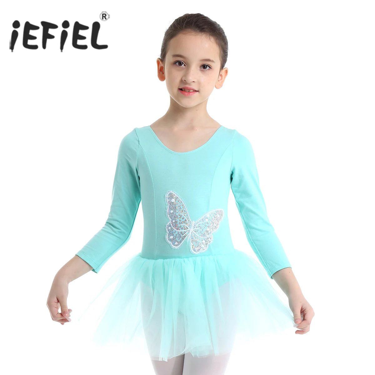Детское балетное платье iEFiEL, из тюля, с блестками и бабочками, для балетных танцев, платье, гимнастический купальник
Детское балетное платье iEFiEL, из тюля, с блестками и бабочками, для балетных танцев, платье, гимнастический купальник