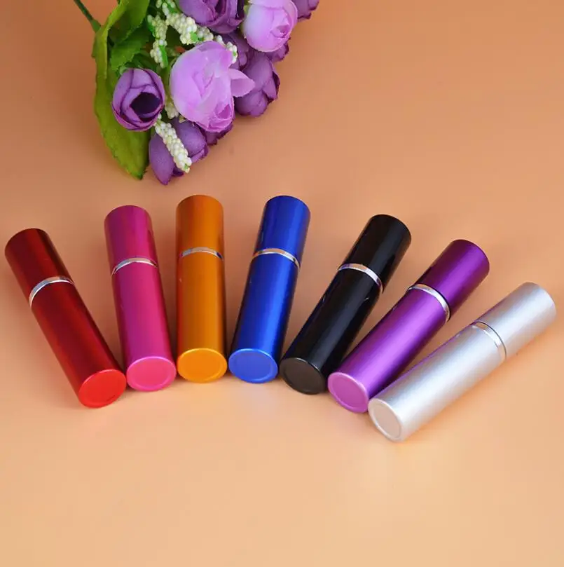 5ml Mini Travel Refillable Spray Perfume Bottle Empty Cosmetic Container Atomizer Aluminum Refillable Bottles LX4982
5ml Mini Travel Refillable Spray Perfume Bottle Empty Cosmetic Container Atomizer Aluminum Refillable Bottles LX4982