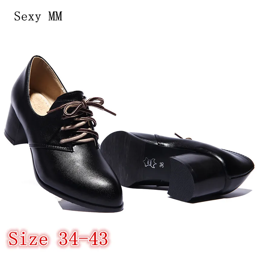 Pumps Women Oxfords Career Shoes Square High Heels Woman High Heel Shoes Kitten Heels Size 34 - 40 41 42 43
Pumps Women Oxfords Career Shoes Square High Heels Woman High Heel Shoes Kitten Heels Size 34 - 40 41 42 43