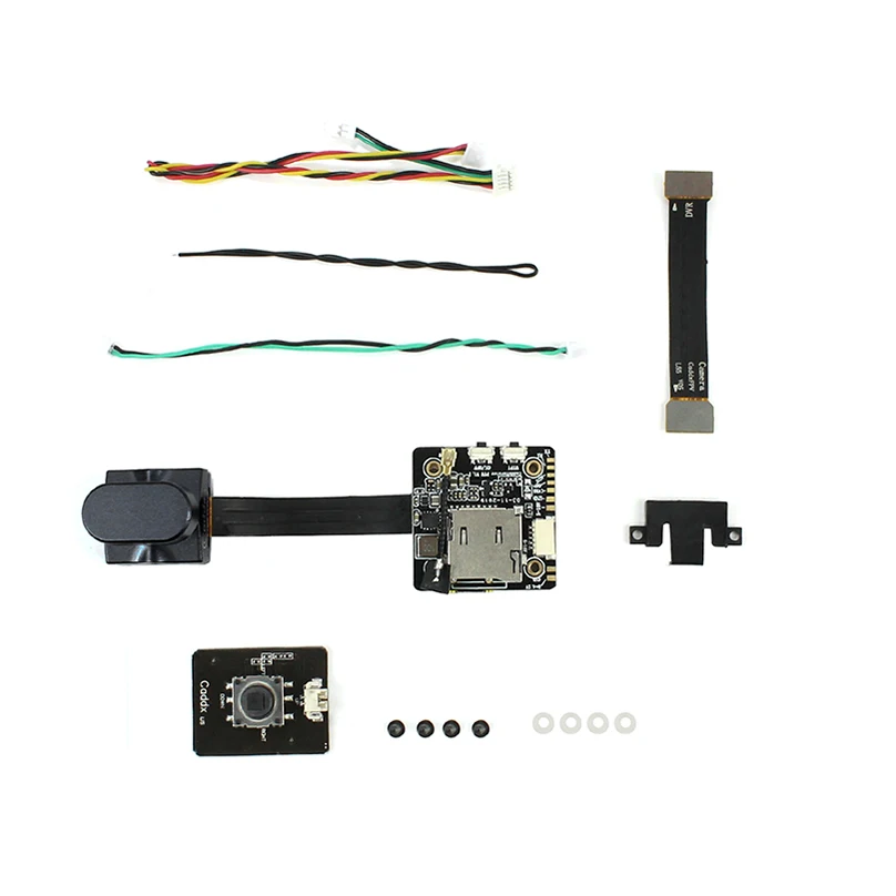 Caddx Tarsier 4K 30fps 1200TVL Dual Lens Super WDR WiFi Mini FPV Camera HD Recording DVR Dual Audio OSD for RC Racing Drone 
Caddx Tarsier 4K 30fps 1200TVL Dual Lens Super WDR WiFi Mini FPV Camera HD Recording DVR Dual Audio OSD for RC Racing Drone