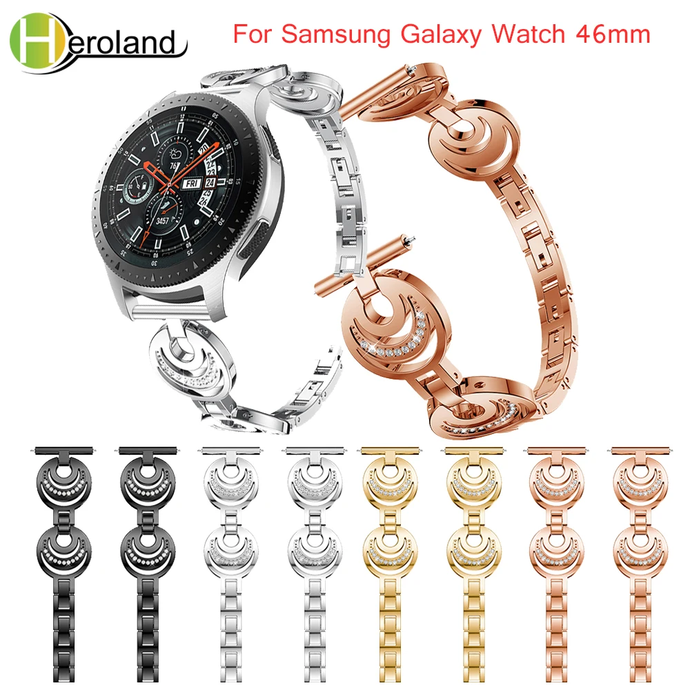 For Samsung Galaxy Watch 46mm Watch band Stainless Steel Replacement smart wirst with Rhinestone for Samsung Gear S3 straps new
For Samsung Galaxy Watch 46mm Watch band Stainless Steel Replacement smart wirst with Rhinestone for Samsung Gear S3 straps new