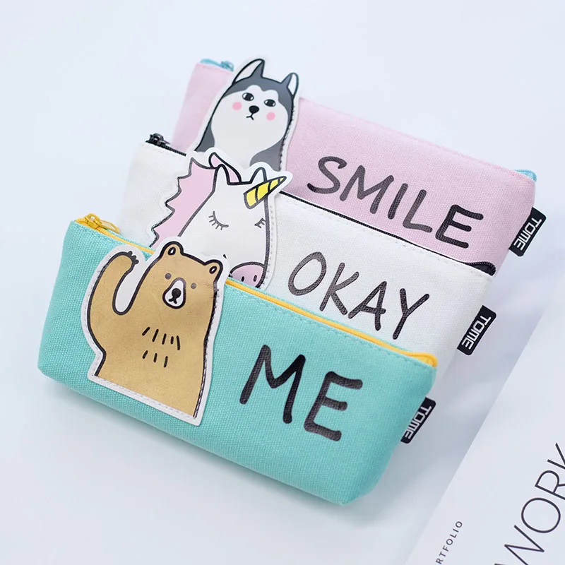 1 Pcs Kawaii Pencil Case Cartoon Unicorn Canvas Estuches School Pencil Box Pencilcase Pencil Bag School Supplies Stationery
1 Pcs Kawaii Pencil Case Cartoon Unicorn Canvas Estuches School Pencil Box Pencilcase Pencil Bag School Supplies Stationery