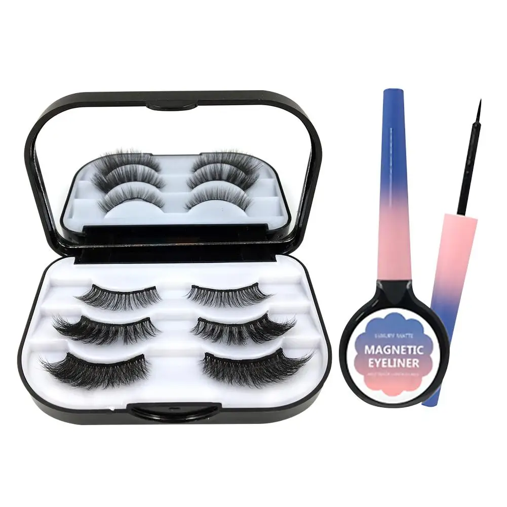 Magnetic Liquid Eyeliner With Magnetic False Eyeashes Waterproof Natural Easy To Wear Makeup Tool Magnet Lashes Extension Set
Magnetic Liquid Eyeliner With Magnetic False Eyeashes Waterproof Natural Easy To Wear Makeup Tool Magnet Lashes Extension Set