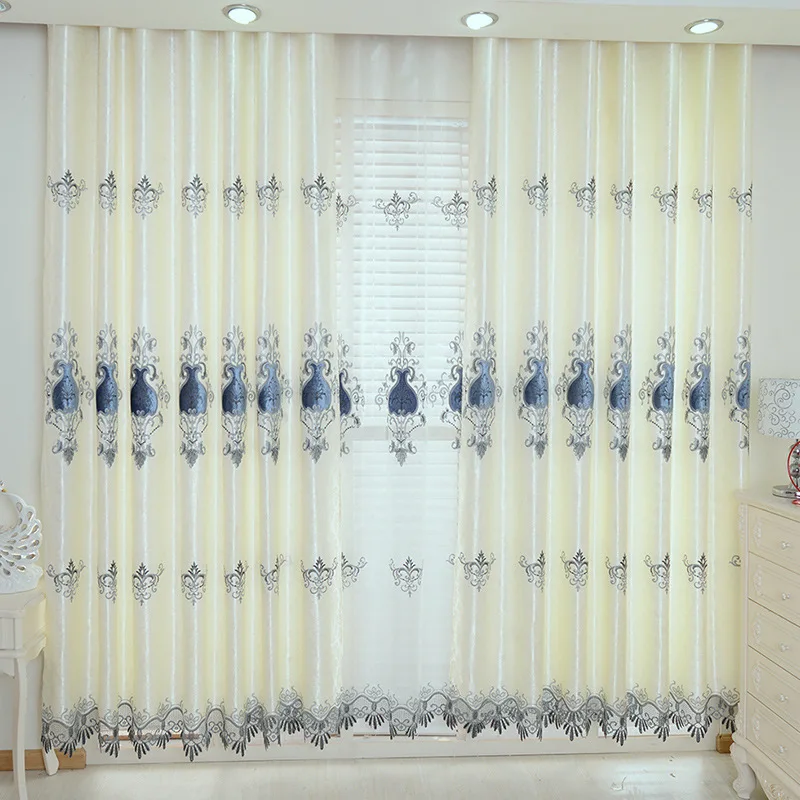 European Jacquard Water-soluble Embroidery Shade Curtains for Living Dining Room Bedroom.
European Jacquard Water-soluble Embroidery Shade Curtains for Living Dining Room Bedroom.