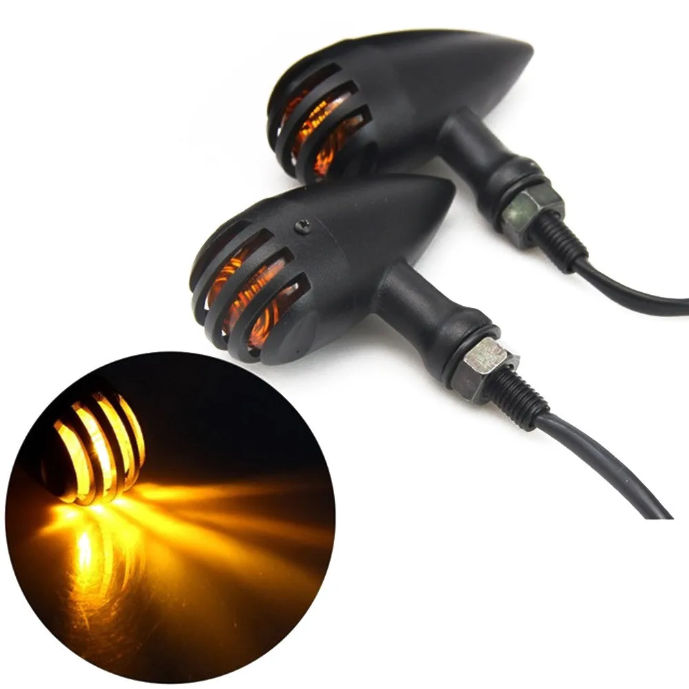 1 Pair 10mm Motorcycle Black Metal Grill Bullet Turn Signal Indicator Light Lamp For Harley Cafe Racer lamp Lights Amber/Yellow
1 Pair 10mm Motorcycle Black Metal Grill Bullet Turn Signal Indicator Light Lamp For Harley Cafe Racer lamp Lights Amber/Yellow