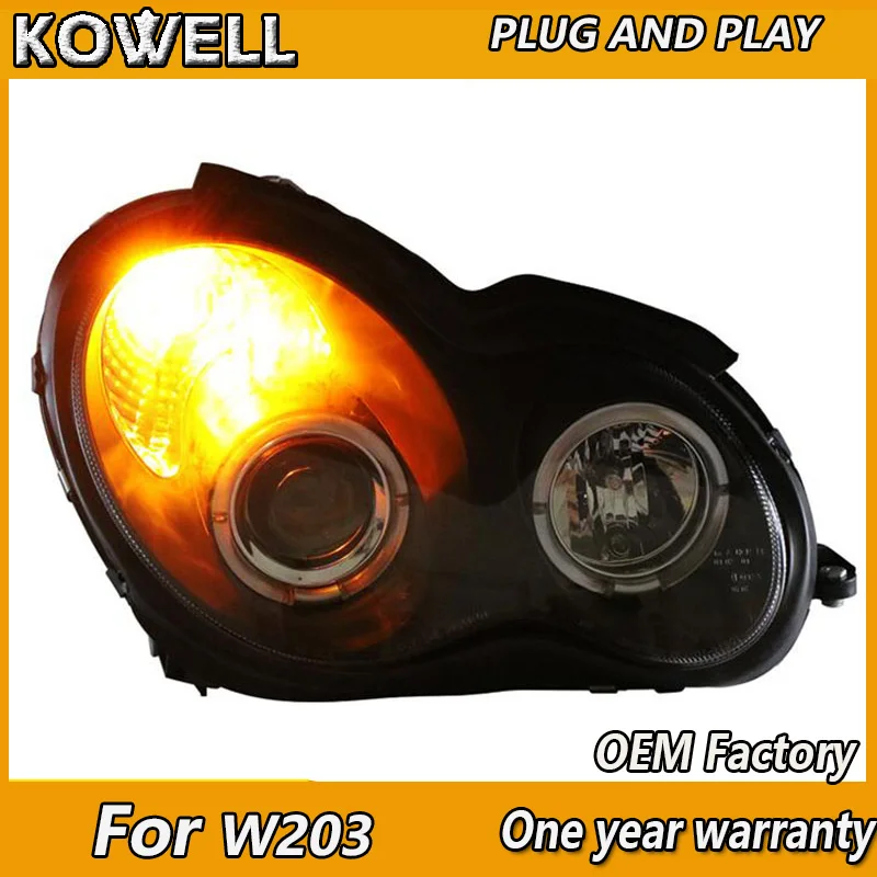 KOWELL Car Styling LED Head Lamp For Mercedes-Benz W203 C63 C200 C230 C280 C300 2000-2007 Year LED Head Light with Angel Eyes
KOWELL Car Styling LED Head Lamp For Mercedes-Benz W203 C63 C200 C230 C280 C300 2000-2007 Year LED Head Light with Angel Eyes