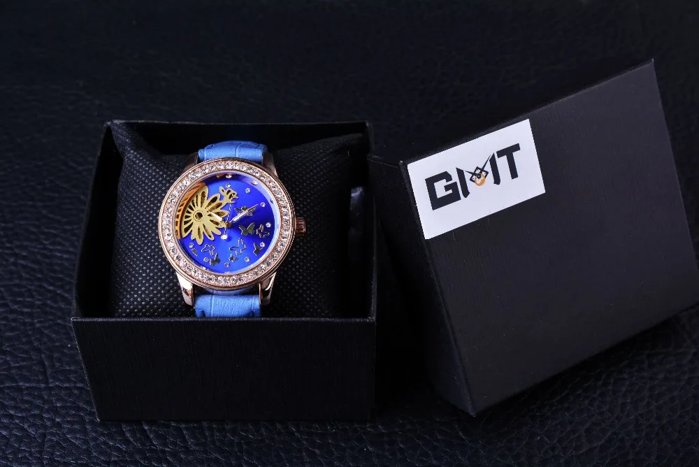Winner 2017 Blue Butterfly Design Rhinestone Stone Female Dress Clock Women Watches Top Brand Luxury Lady Mechanical Wristwatch
Winner 2017 Blue Butterfly Design Rhinestone Stone Female Dress Clock Women Watches Top Brand Luxury Lady Mechanical Wristwatch